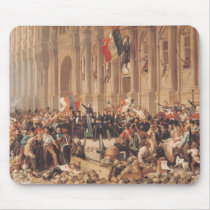 Lamartine rejects the red flag in 1848 mousepad