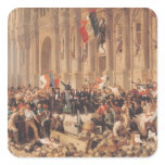 Lamartine rejects the red flag in 1848 stickers