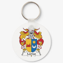 Lamas Family Crest keychains by coatsofarms Lamas Family Crest keychains