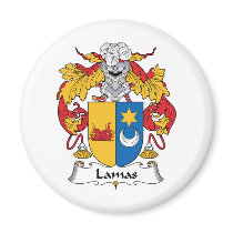 Lamas Family Crest magnets by coatsofarms Lamas Family Crest magnets