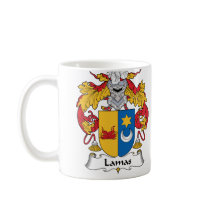 Lamas Family Crest mugs by coatsofarms Lamas Family Crest mugs