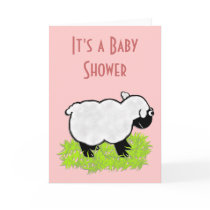 Lamb Baby Shower Cards