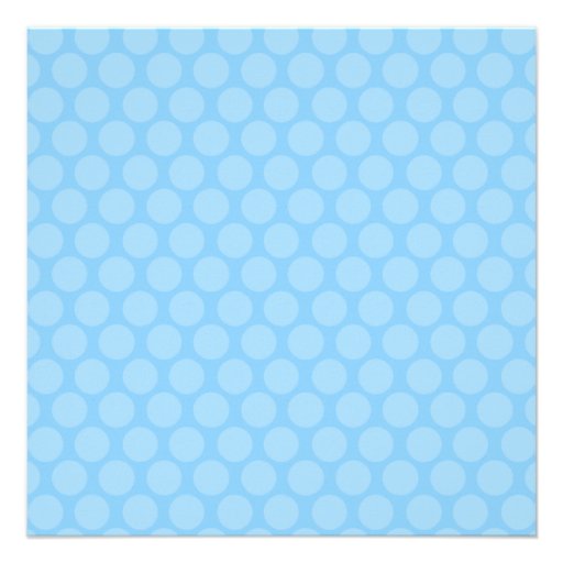 Lamb Blue Dots Boy Baby Shower Invitations