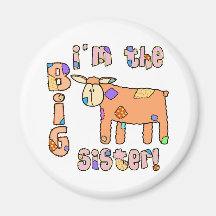 Lamb I'm the Big Sister Magnets