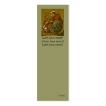Lamb in the Thicket Bookmark Business Card Templates