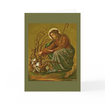 Lamb in the Thicket Greeting Card