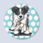 Lamb Lover Border Collie Magnet