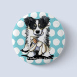 Lamb Lover Border Collie Pin