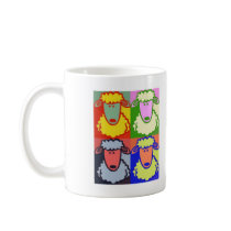 Lamb Pop Art mugs by marlensma Lamb Pop Art mugs