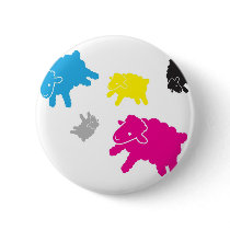 Lamb Starr Multicolor Button