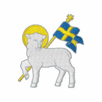 Lamb with Banner embroidered shirts by ZazzleEmbroidery Lamb with Banner embroidered shirts