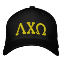 Lambda Chi Omega Flexfit Hat Embroidered Baseball Cap