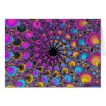 Lambda Fractal Spiral Greeting Cards