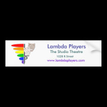 Lambda Players Bumper Sticket bumper stickers