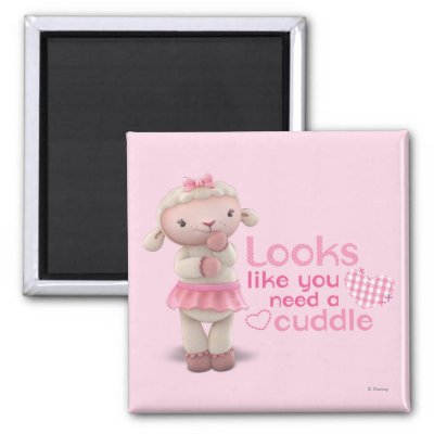 Lambie - Looks Like You Need a Cuddle Fridge Magnet