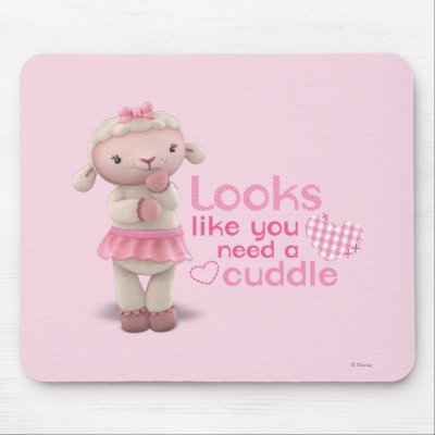 Lambie - Looks Like You Need a Cuddle Mousepad