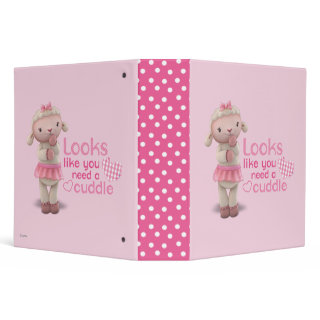 Lambie - Looks Like You Need a Cuddle Vinyl Binder