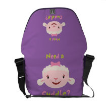 Lambie - Need a Cuddle Messenger Bags at Zazzle