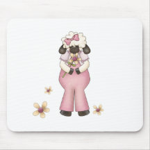 Lamby Love Mouse Pad