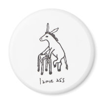 Lame Ass magnet by MsMihalov Lame Ass magnet