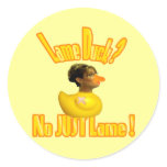 Lame Duck Sarah Palin Resigns Jokes stickers