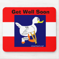 lameduck, Get Well Soon us government mousepads