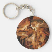 Lament for Icarus by Herbert Draper Keychain