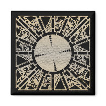 Lament Panel 1 (brass) magnets
