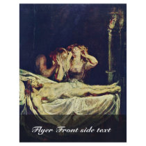 Lamentation By Rubens Peter Paul (Best Quality) Flyer Design