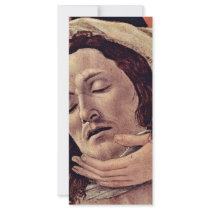 Lamentation Detail By Botticelli Sandro Custom Rack Card