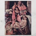 Lamentation Of Christ, By Botticelli Sandro Custom Flyer