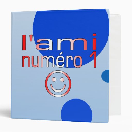 L'Ami Numéro 1 in Canadian Flag Colors for Boys Binders