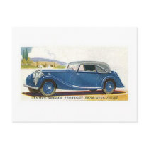 Lammas Graham Foursome Drop Head Coupe postcards by vintagegiftmall Lammas Graham Foursome Drop Head Coupe postcards