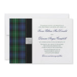 Lamont Tartan Celtic Wedding Invitation