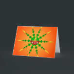 Lamp and rangoli - Card