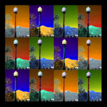 Lamp at Tenderfoot Hill posters