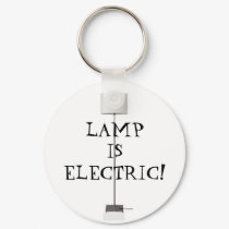 Lamp is Electric! keychains