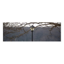 Lamp post book mark business card template