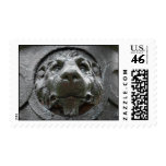 Lamp Post Detail, Lion Head - Postage Stamp