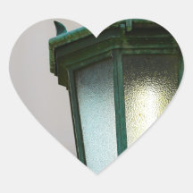Lamp Post Heart Sticker