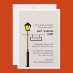 lamp post, housewarming party, new home, street