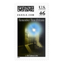 Lamp post in New Orleans Postage Stamps