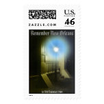 Lamp post in New Orleans Postage Stamps