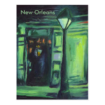 Lamplight, New Orleans Postcard