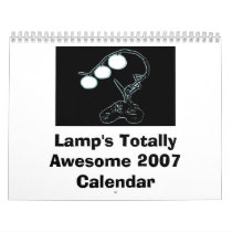 Lamp's Totally Awesome 2007 Calendar by michmarq Lamp's Totally Awesome 2007 Calendar