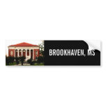 Lampton Auditorium Brookhaven, Mississippi Bumper Sticker