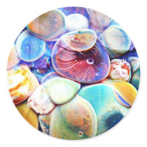 Lampwork Boro Underwater Sea Stones Sticker Decal