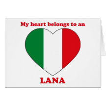 Lana Greeting Card