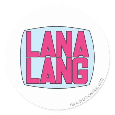 Lana Lang Logo stickers