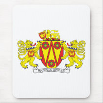 Lancashire Coat of Arms mousepads by FlagTshirts Lancashire Coat of Arms mousepads